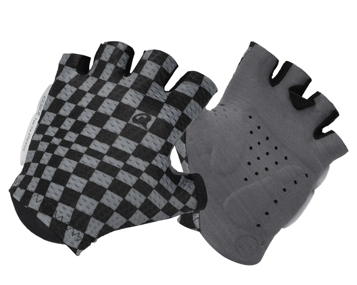 Q36.5 Dottore Pro Summer Short Finger Gloves (Check Grey) (S)